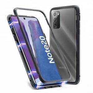 Metall Handy Hülle für Samsung Galaxy Note 9 10 20 Ultra Schutz Cover Case Glas