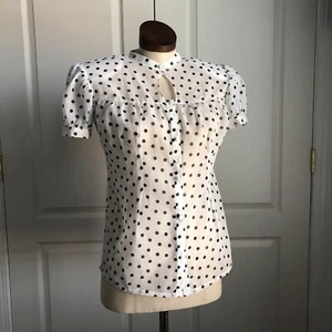 Damen Lana Dot Bluse 20369 Secrets in Spitze kurzärmelig Tupfen Größe XL - Bild 1 von 7