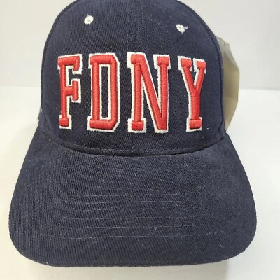 FDNY A Tribute To Heroes Adjustable Hat Cap by Colosseum Navy Blue - Image 1 of 4