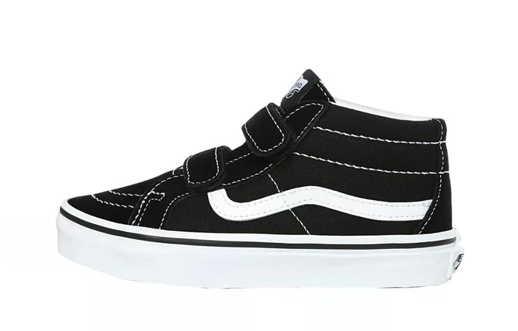 Size 3 (PS) - VANS Sk8-Mid Reissue V Mid Black