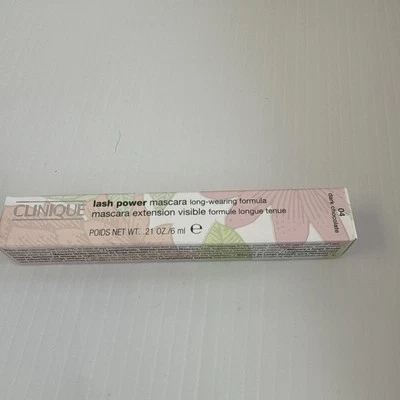 Clinique- Lash Power Mascara Long-Wearing Formula-#04 Dark Chocolate-0.21 oz-NIB - Image 1 of 4