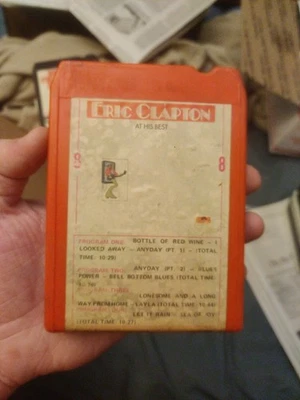 Eric Clapton - At His Best - Polydor 8F 2B 3503 8-Track Tape 1972 Tested & WRKG - Image 1 of 4