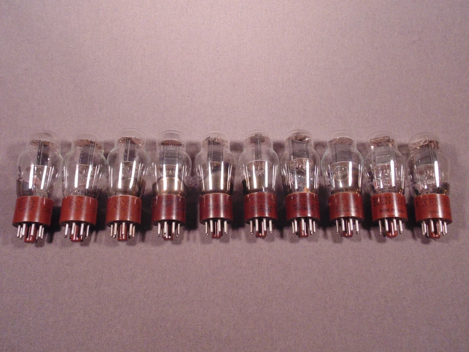 10 1626 VT-137 RCA HYTRON KEN-RAD SYLVANIA Brown Base HiFi Ham Amp Vacuum Tubes - Image 1 of 1