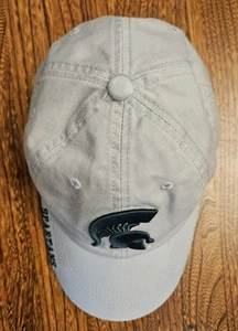 Mens Michigan Spartans/State Khaki Hat. Raised Embroidered And Lettering. ... - Picture 1 of 7