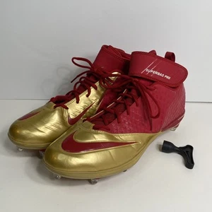 Botines de fútbol profesional Nike Lunarlon SuperBad para hombre talla 15 rojo/dorado FSU 544762-628 - Imagen 1 de 15