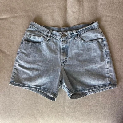 Pantalones cortos vaqueros vintage Riders by Lee azul claro cintura alta Foto 1 de 4