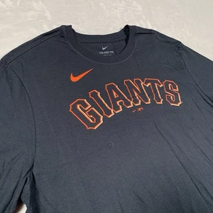 Nike T-Shirt Herren XL schwarz San Francisco Giants #9 Brandon Gürtel kurzarm - Bild 1 von 7