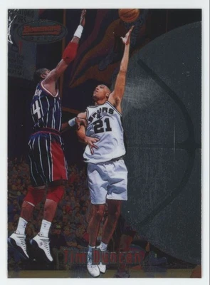 1997-98 Bowman's Best Tim Duncan Rookie San Antonio Spurs #106 A1 - Image 1 of 2