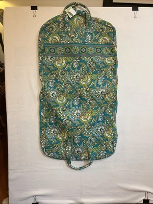 BOLSA DE ROPA VERA BRADLEY Pavo Real Verde Suave Colgante Equipaje Retirado Viaje Foto 1 de 4