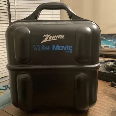 VTG Zenith Video Movie VHS-C Camcorder Bundle JVC GR-C7U For Parts As Is - Image 1 of 4