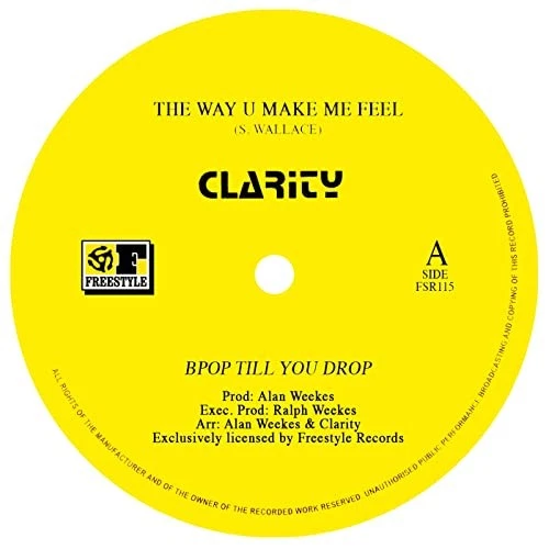 Clarity Way U Make Me Feel 12 Inch Vinyl FSR115 Neu - Bild 1 von 1