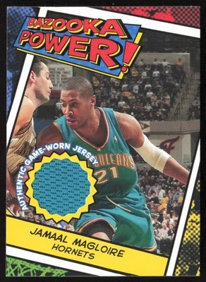 2005-06 Bazooka Bazooka Power! Relics Jamaal Magloire #BP-JM Hornets - Image 1 of 2