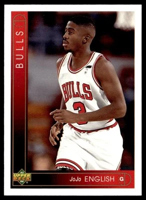 1993-94 Upper Deck Jo Jo English Rookie Chicago Bulls #415 - Image 1 of 2