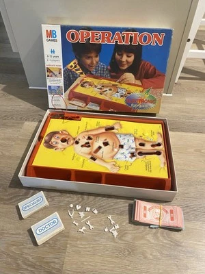Vintage Operation Board Game MB Games 1996 Buzzer working. *READ. - Image 1 of 4