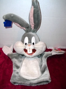 NEW Warner Brothers Bugs Bunny Hand Puppet Plush Toy Vintage 1994 - Picture 1 of 4