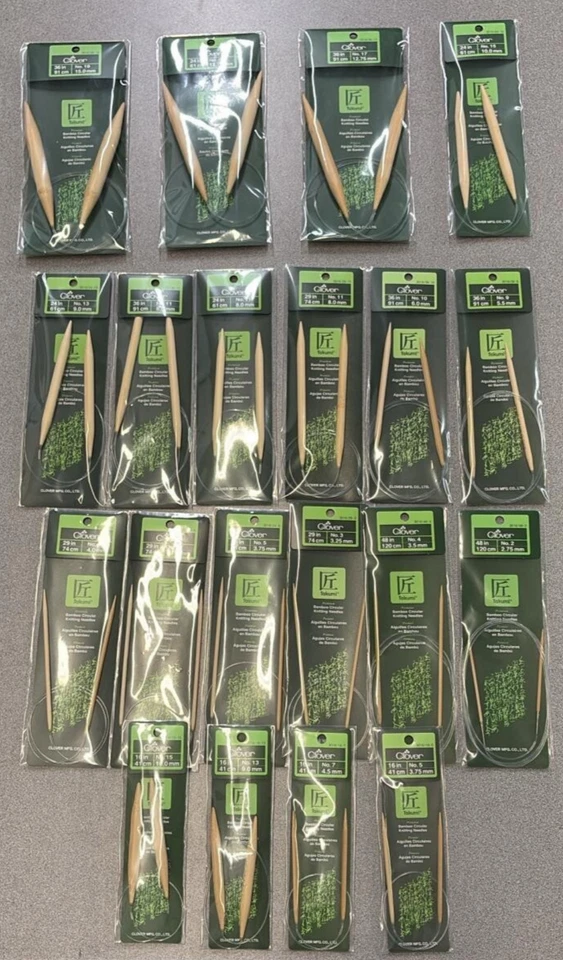 Clover Takumi Bamboo Circular Knitting Needles