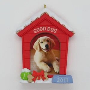 Hallmark Keepsake Ornament/Photo Frame "2011 Good Dog /Home is Where The Dog Is" - Picture 1 of 6