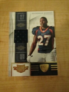 Camiseta deportiva Panini 2010 equipo de la NFL Knowshwon Moreno 37/80 - Imagen 1 de 2