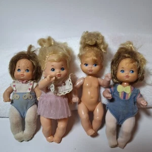 Vintage Lot Of 4 1970's Kelly Barbies HAPPY Heart Family Collectible  - Picture 1 of 18