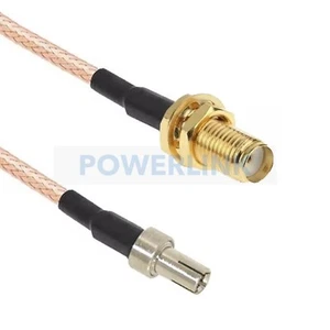 TS9 to SMA Female Antenna Patch Lead Pigtail Communication RG316 Cable 15cm - Picture 1 of 1