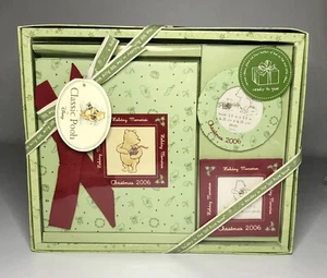 Classic Pooh Disney Photo Memories Gift Set Baby’s First Christmas New - Picture 1 of 8