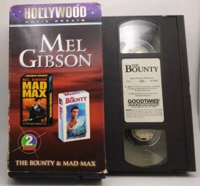 Mel Gibson VHS 2 Tape Set - Mad Max & The Bounty, Pre-owned, Very Good Condition - Image 1 of 2