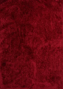 United Weavers Red Vibrant Plush Comfy Shag/Flokati Area Rug Solid 2300 00106 - Picture 1 of 7