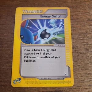 ENERGY SWITCH 120/147 ENG AQUAPOLIS POKEMON KARTE - Bild 1 von 2