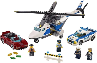 LEGO City Police High-Speed Chase 60138 Building Toy with Cop Car, Police Helico - Image 1 of 4