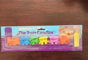 Toy birthday Cake Train Topper Candle Holder with Candles Holds 6 NIB 