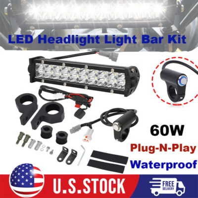 Kit de iluminación de barra de luz de faros LED para Kawasaki KLX110 KLX110L Plug and Play Foto 1 de 4