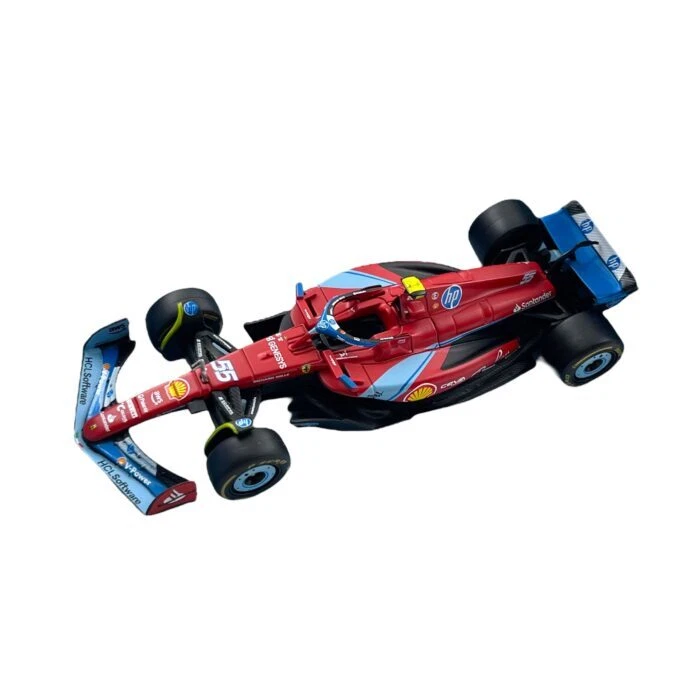 Modellino F1 Bburago 1/43 Race&Play Ferrari SF-24 C. Sainz #55 Miami GP 2024 - Immagine 1 di 4