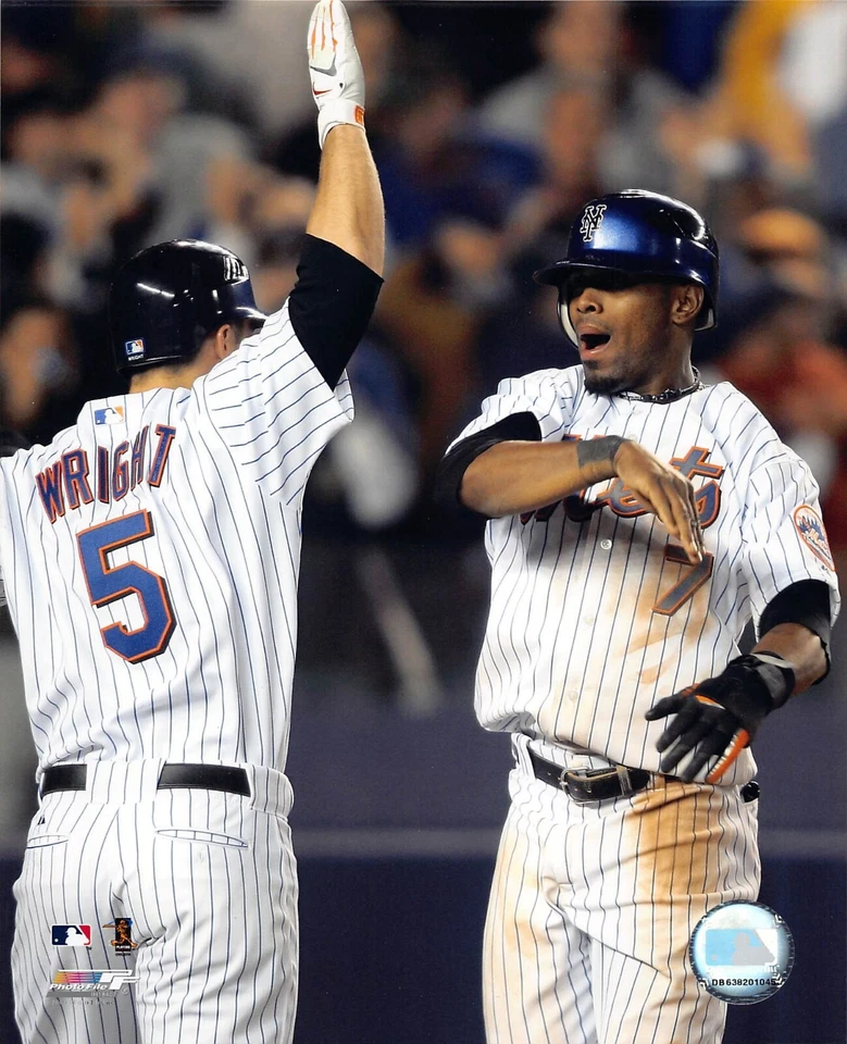 David Wright & Jose Reyes NY Mets  8x10 Photo #103 - Image 1 of 1