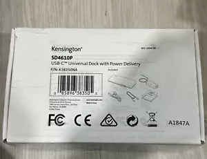 Estación de Acoplamiento Kensington SD4610P USB Universa Tipo-C Entrega de Energía Nueva - Imagen 1 de 5