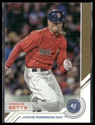 2017 Topps #JRD-3 Mookie Betts Jackie Robinson Day Boston Red Sox - Image 1 of 2