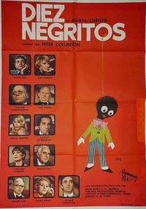 DIEZ NEGRITOS -- Poster Cartel de Cine - Picture 1 of 1