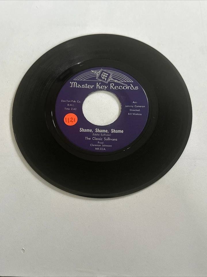 The Classic Sullivans - Shame, Shame, Shame  7”  Soul / Northern Soul Vinyl Ex - Bild 1 von 4