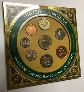 Uncirculated 1999 United Kingdom Coin Set Collection - Picture 1 of 2