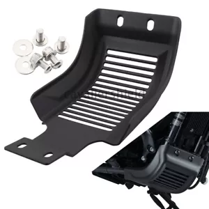 Protector de motor de placa deslizante negro mate para Harley Sportster 883/48/72/1200 - Imagen 1 de 12