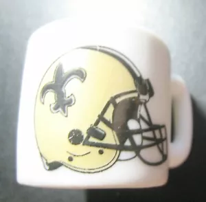 NEW ORLEANS SAINTS NFL AMERICAN FOOTBALL TEAM LOGO OLD MINI MUG - Picture 1 of 3