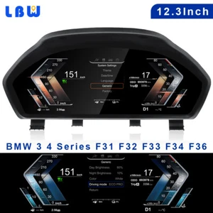 For BMW 3 Series GT F34 2013-2020 12.3inch LCD Screen Digital Instrument Cluster - Picture 1 of 12