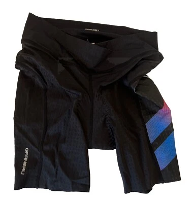 Louis Garneau Vent 6 Tri Shorts Women's Black/Multi 1050260 - Image 1 of 4