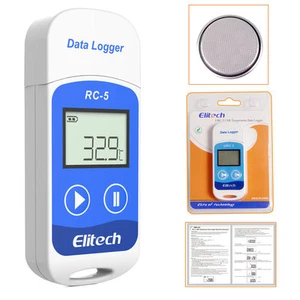 USB Temperature Data logger Datalogger Temp Recorder 32000 Point Meter CR2032 UK - Picture 1 of 4