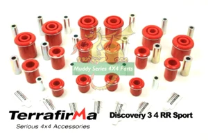 Terrafirma Land Rover Discovery 3 4 RR Sport Full Suspension Poly Bush Kit TF946 - Picture 1 of 1