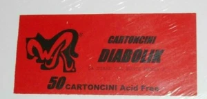 50 CARTONCINI WR 100% ACID FREE "DIABOLIK" 13,2x18,3 cm. - Picture 1 of 1