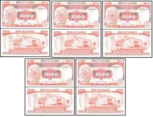 Uganda - 5 pcs x 1000 Shillings 1986 UNC P. 26 Lemberg-Zp - Picture 1 of 2