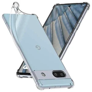 Coque Google Pixel 7A Etui Housse Silicone Rebords Renforcés Antichoc - Photo 1 sur 5