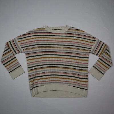 Suéter REI Wallace Lake Waffle Para Mujer Talla XL Rayas Informal Pullover Exterior Foto 1 de 4