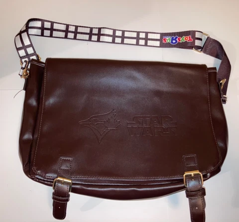 Star Wars Chewbacca Messenger Bag Toronto Blue Jays Dark Brown Cover
