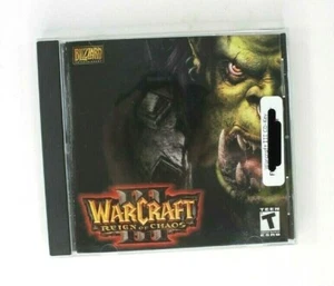 PC Warcraft III 3 Reign of Chaos 2002 Windows 98/ME/2000/XP Mac con clave de CD - Imagen 1 de 6